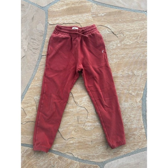 Zyia Active Girls Active Pants Joggers Clay Red Large 12-14. MA - Picture 1 of 3